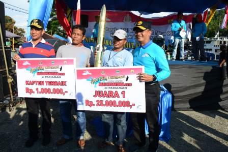 Lomba Mancing Nusantara; Tim Asal Pekanbaru Rebut Piala Lantamal II